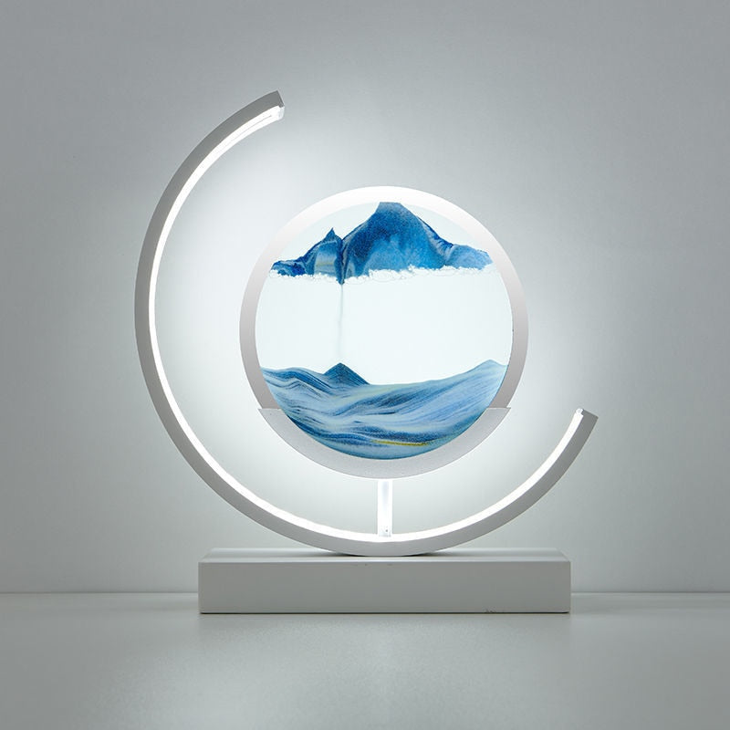 Bewegliche Sand-Tischlampe – Kreatives Lichtspiel für Ihr Zuhause