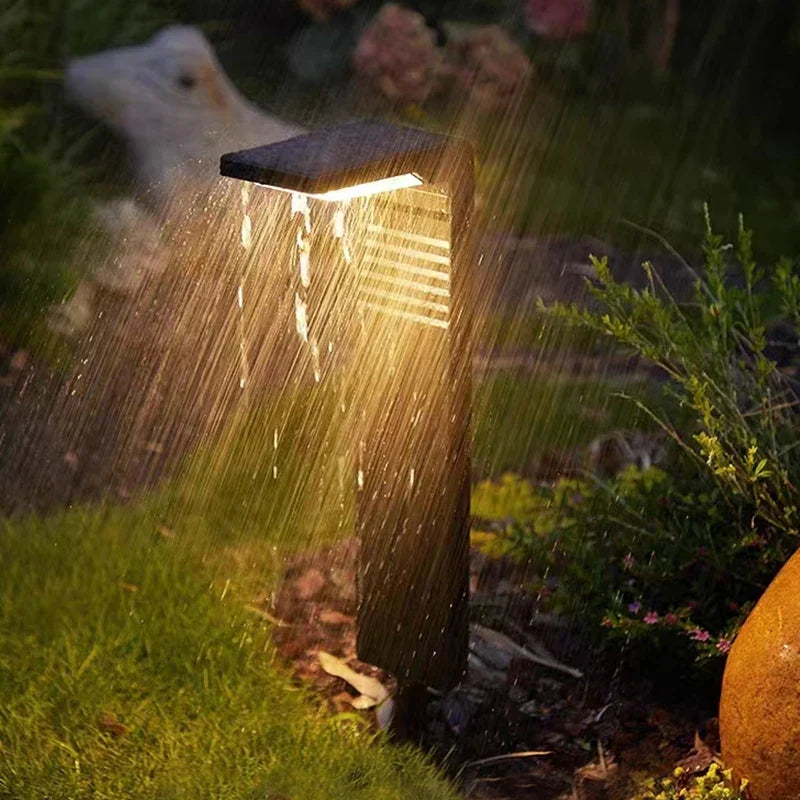 Robuste LED-Solarleuchte für Garten und Terrasse