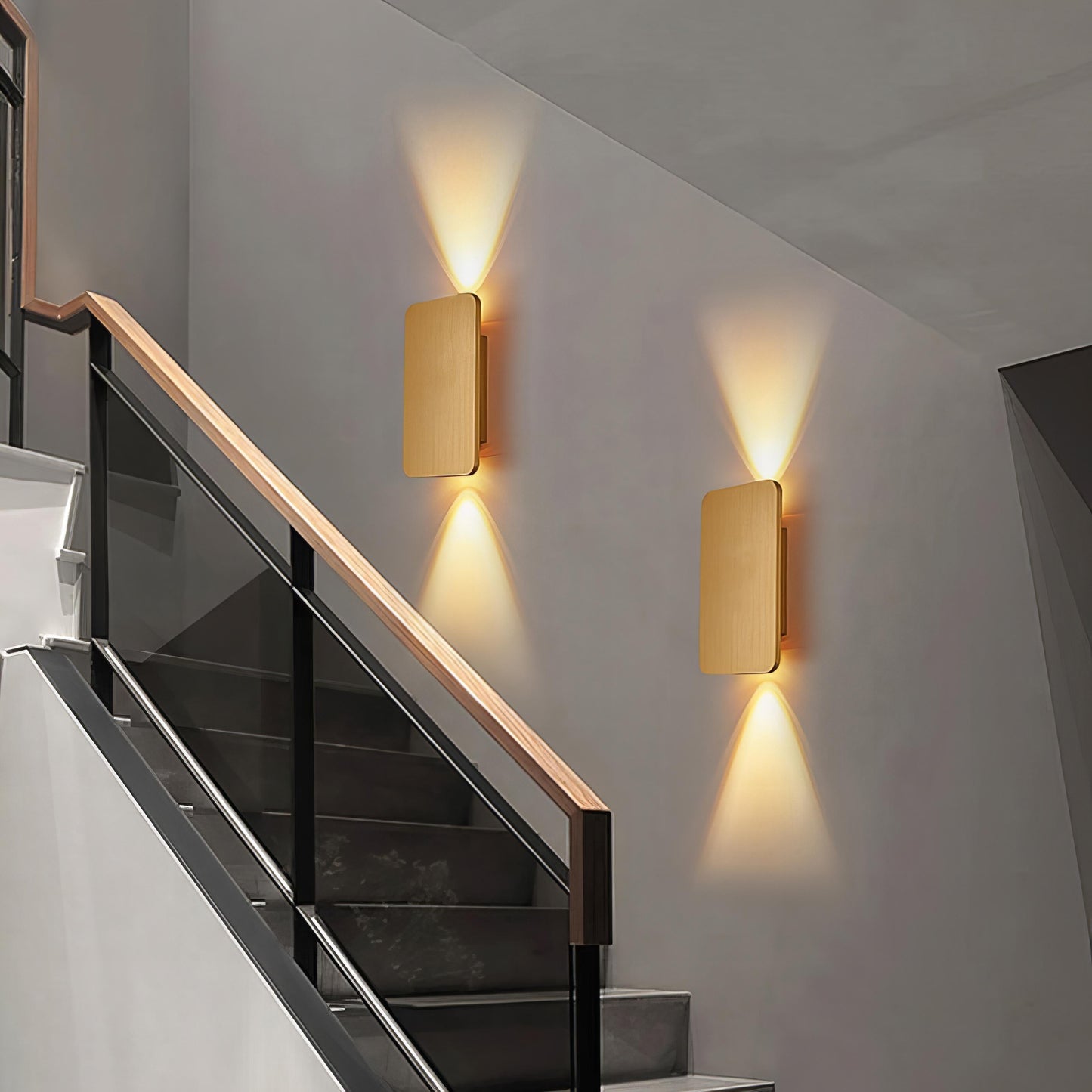 Rechteckige Minimalistische LED Wandlampe