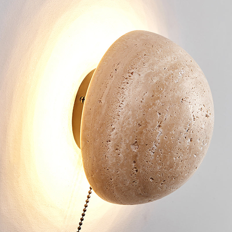 Cremefarbene Wandleuchte | Skandinavischer Stil