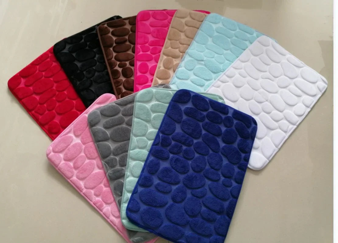 Anti-Rutsch-Badmatte mit Pflasterstein-Muster