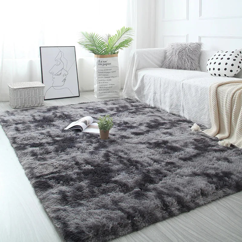 Fluffiger Rutschfester Wohnzimmerteppich
