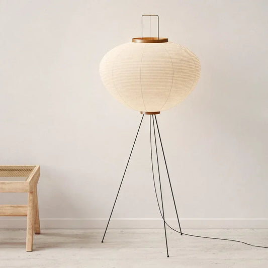 Reispapier Bodenlampe im Japanischen Stil – Für Wohn- und Schlafzimmer
