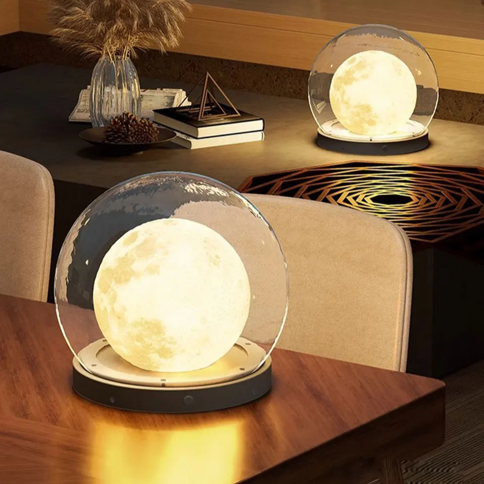 Moderne Solar-Säulenleuchte | Monddesign