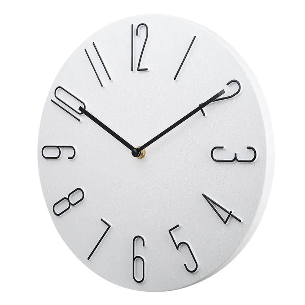 Minimalistische Wanduhr | Zeitloser Akzent
