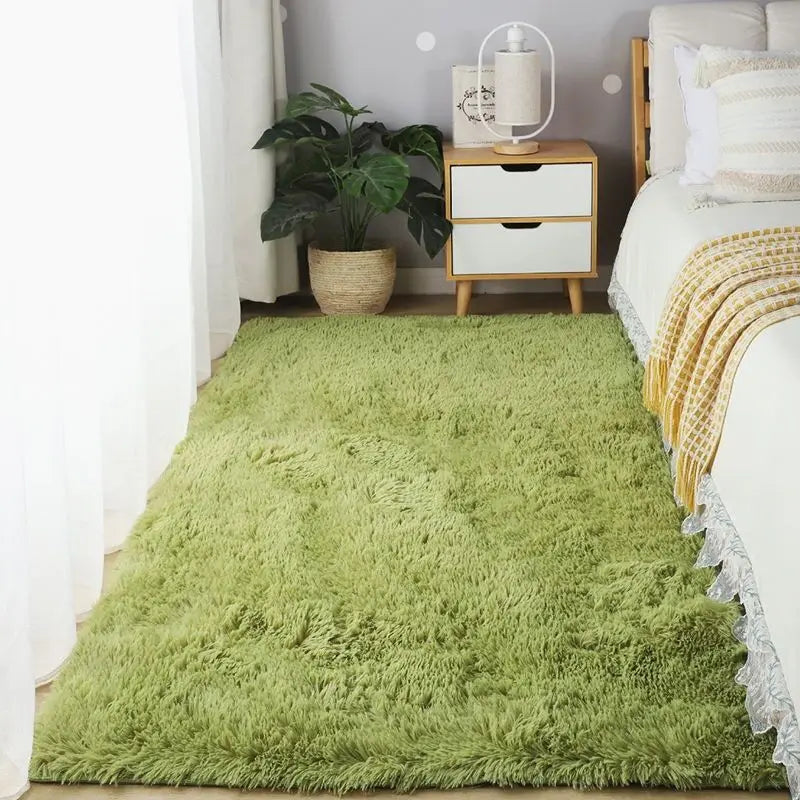 Fluffiger Rutschfester Teppich – Weiche Oberfläche