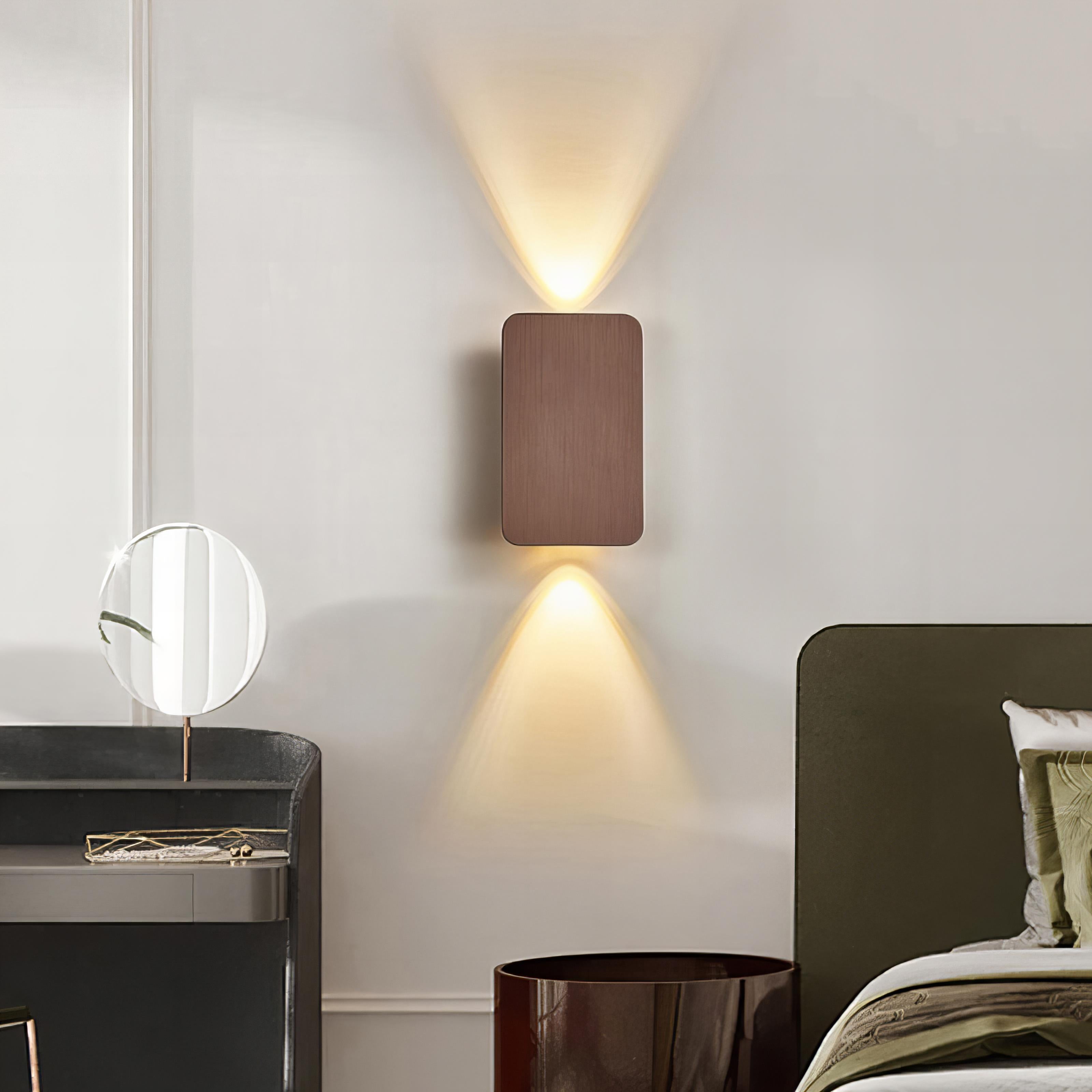 Rechteckige Minimalistische LED Wandlampe