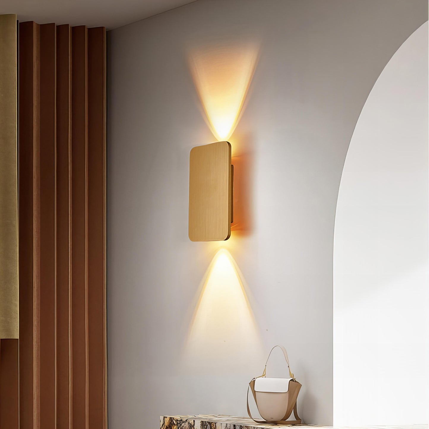 Rechteckige Minimalistische LED Wandlampe
