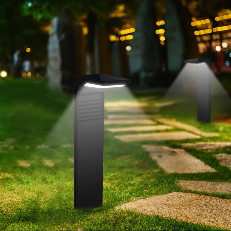 Robuste LED-Solarleuchte für Garten und Terrasse