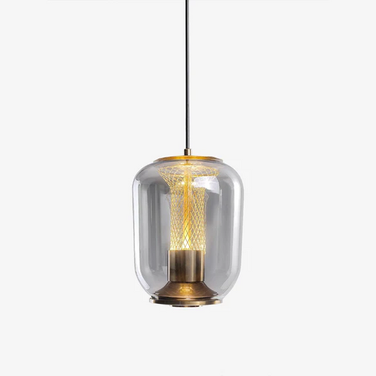 Glas-Metall-Pendelleuchte – Modernes Hängelampen-Design für Innenräume