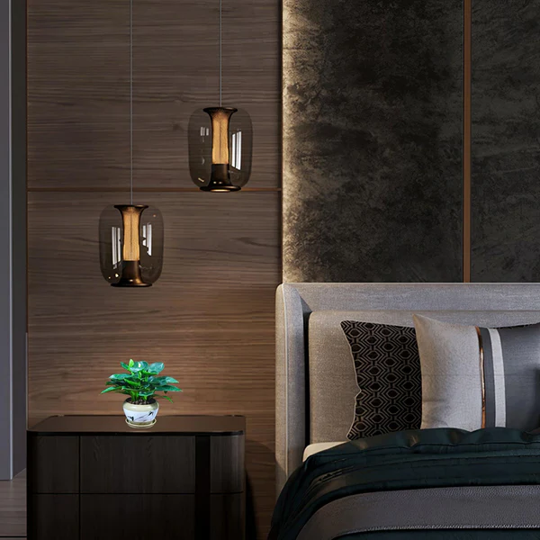 Glas-Metall-Pendelleuchte – Modernes Hängelampen-Design für Innenräume