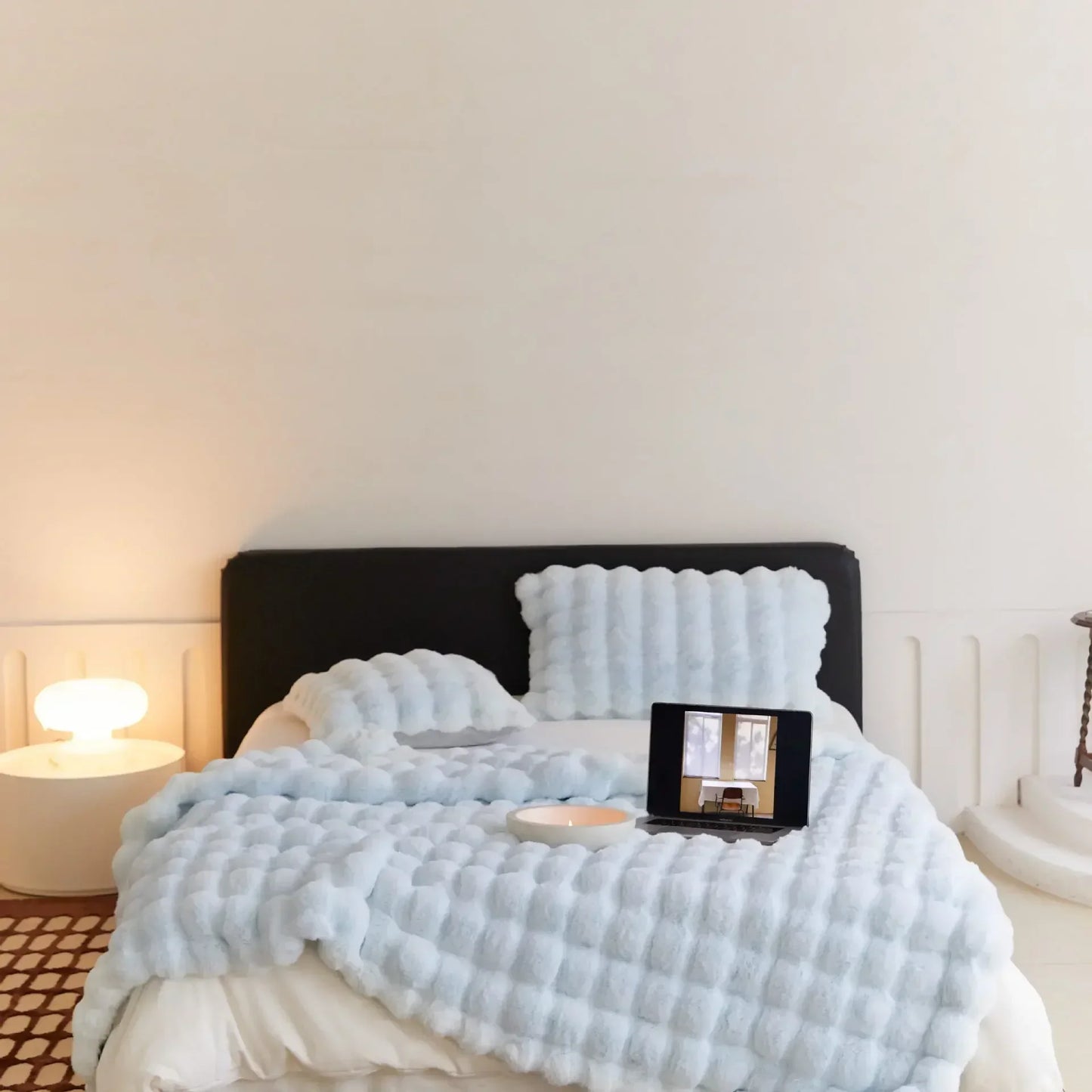 Wärmende Felldecke mit Doppelseitigem Fleece