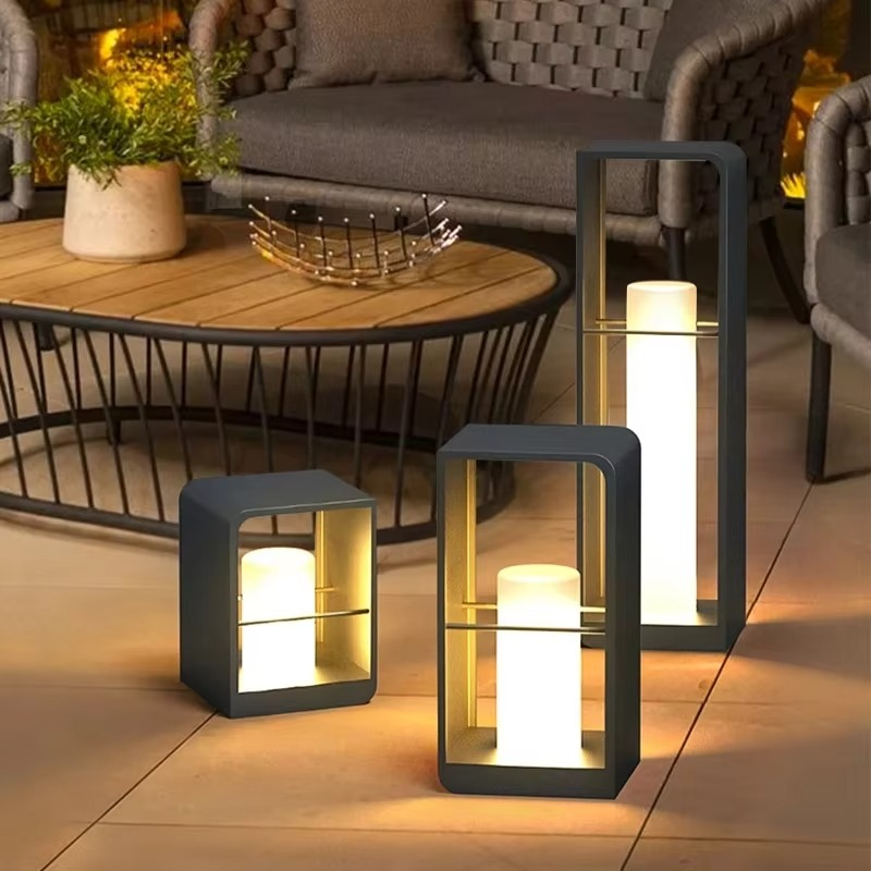 Wetterfeste Solar-Terrassenlampe