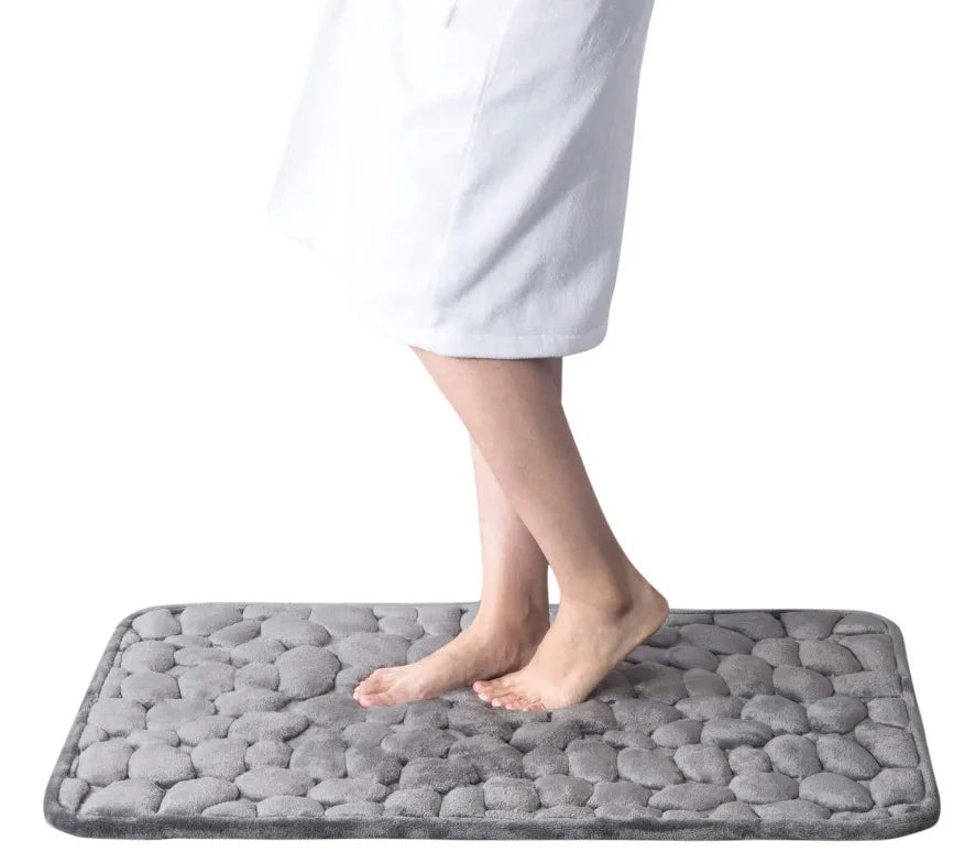 Anti-Rutsch-Badmatte mit Pflasterstein-Muster