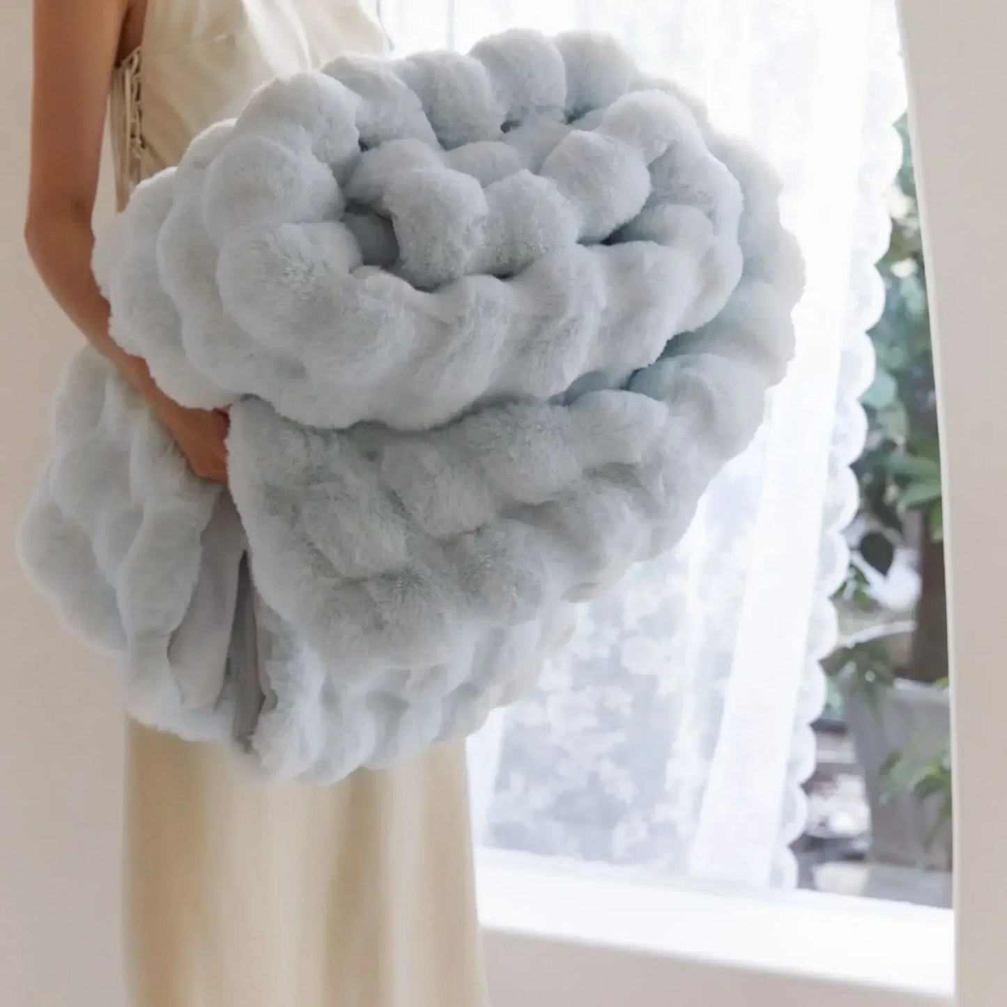 Wärmende Felldecke mit Doppelseitigem Fleece