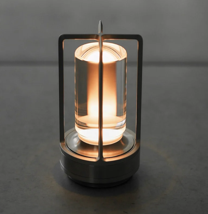 Wiederaufladbare LED-Laterne mit USB-Port – Vielseitige Lichtquelle für Haus und Garten