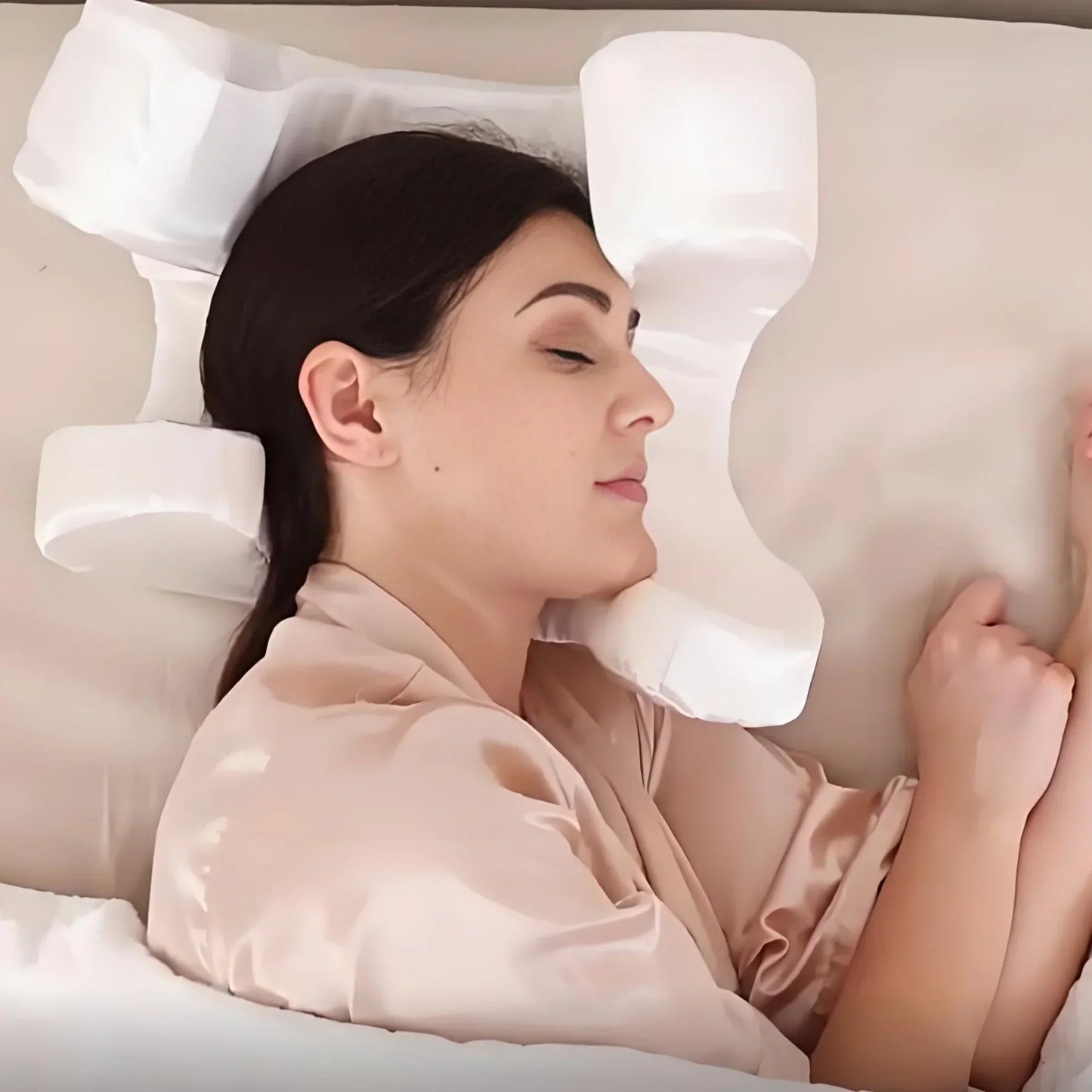 Seitenschläferkissen Mit Ergonomischer Kopfstütze, Modernes Design
