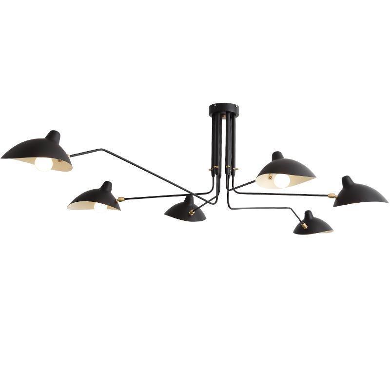Moderne Deckenleuchte inspiriert von Serge Mouille