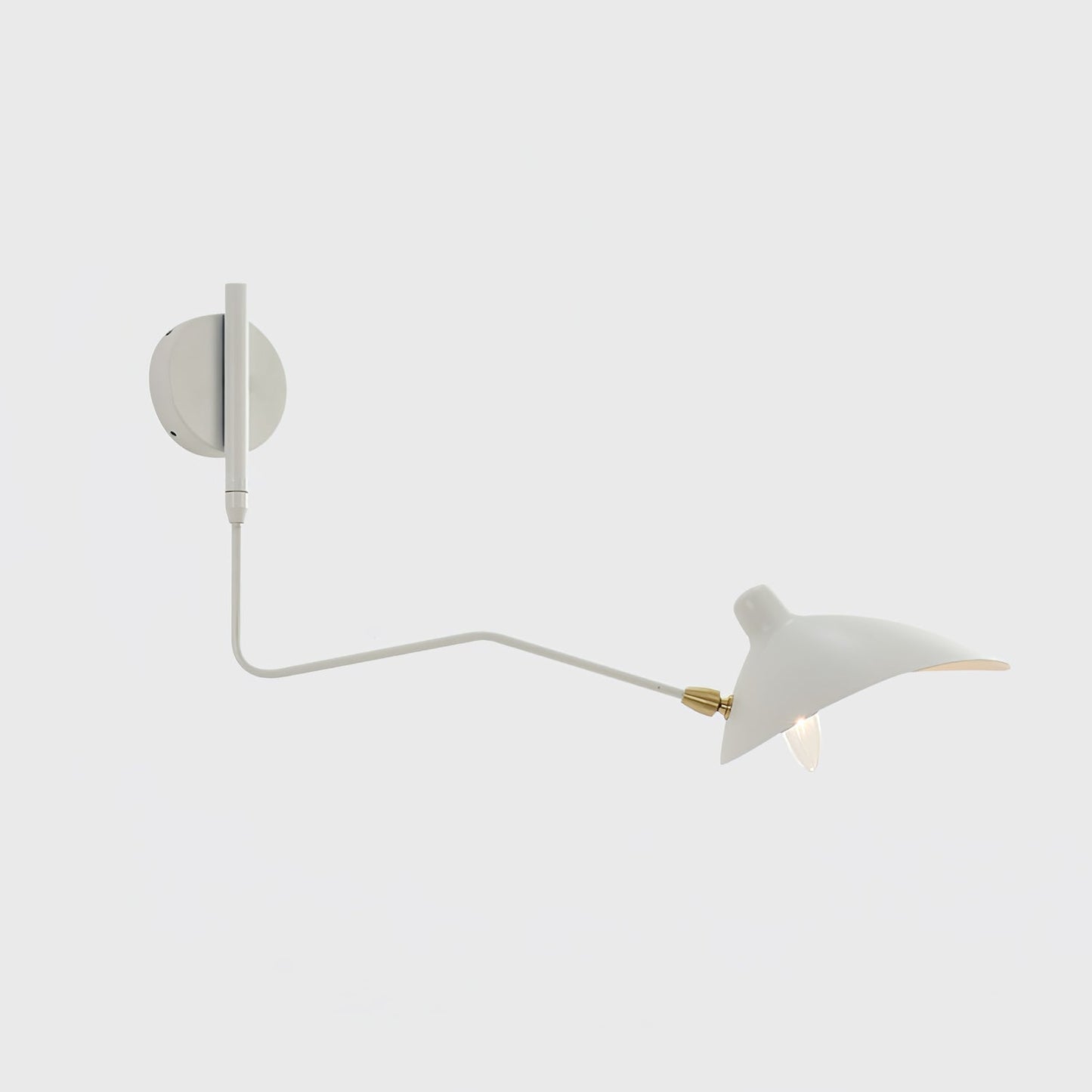 Minimalistische Verstellbare Wandleuchte mit Schwenkarm