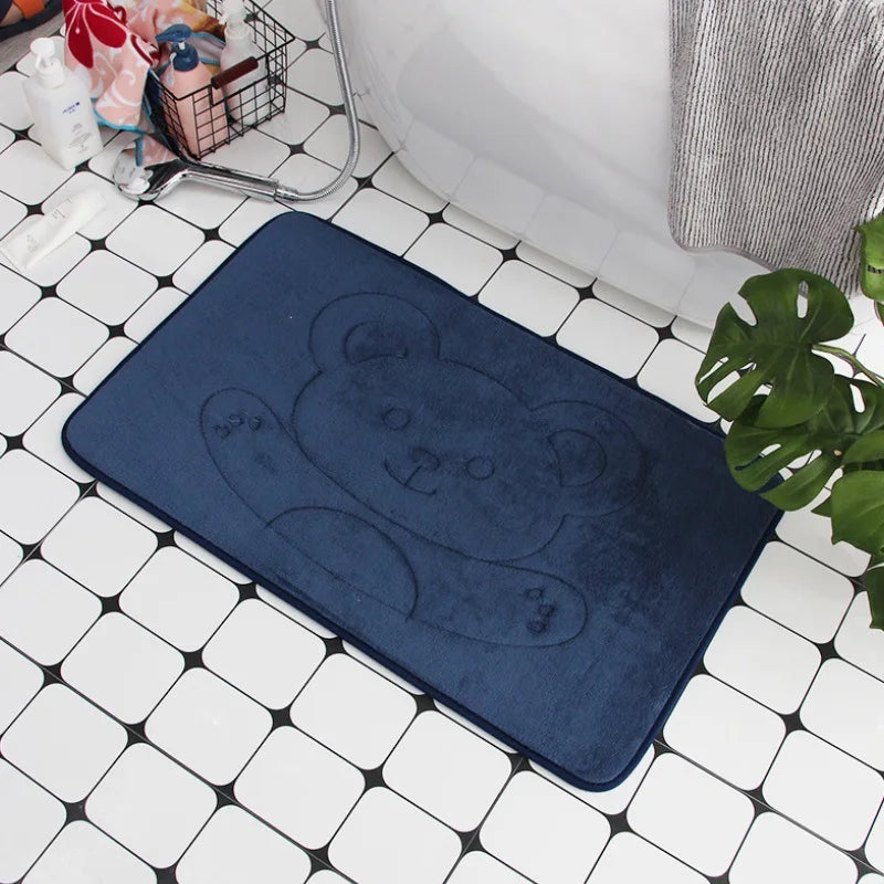 Anti-Rutsch-Badmatte mit Pflasterstein-Muster
