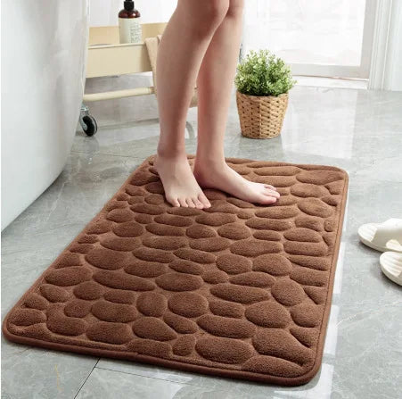 Anti-Rutsch-Badmatte mit Pflasterstein-Muster