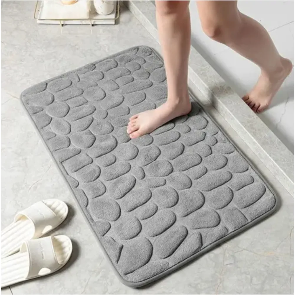 Wasseraufnehmende Badematte mit Rutschhemmender Rückseite
