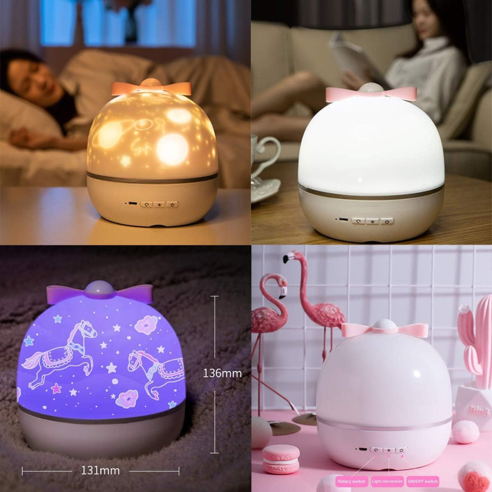 Sternenhimmel LED-Tischlampe mit Galaxie-Effekt – Für Gemütliche Stunden