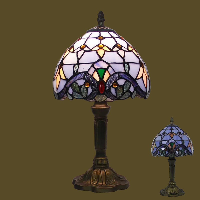 Vintage Sonnenblumen-Schreibtischlampe – Dekorative Tischleuchte
