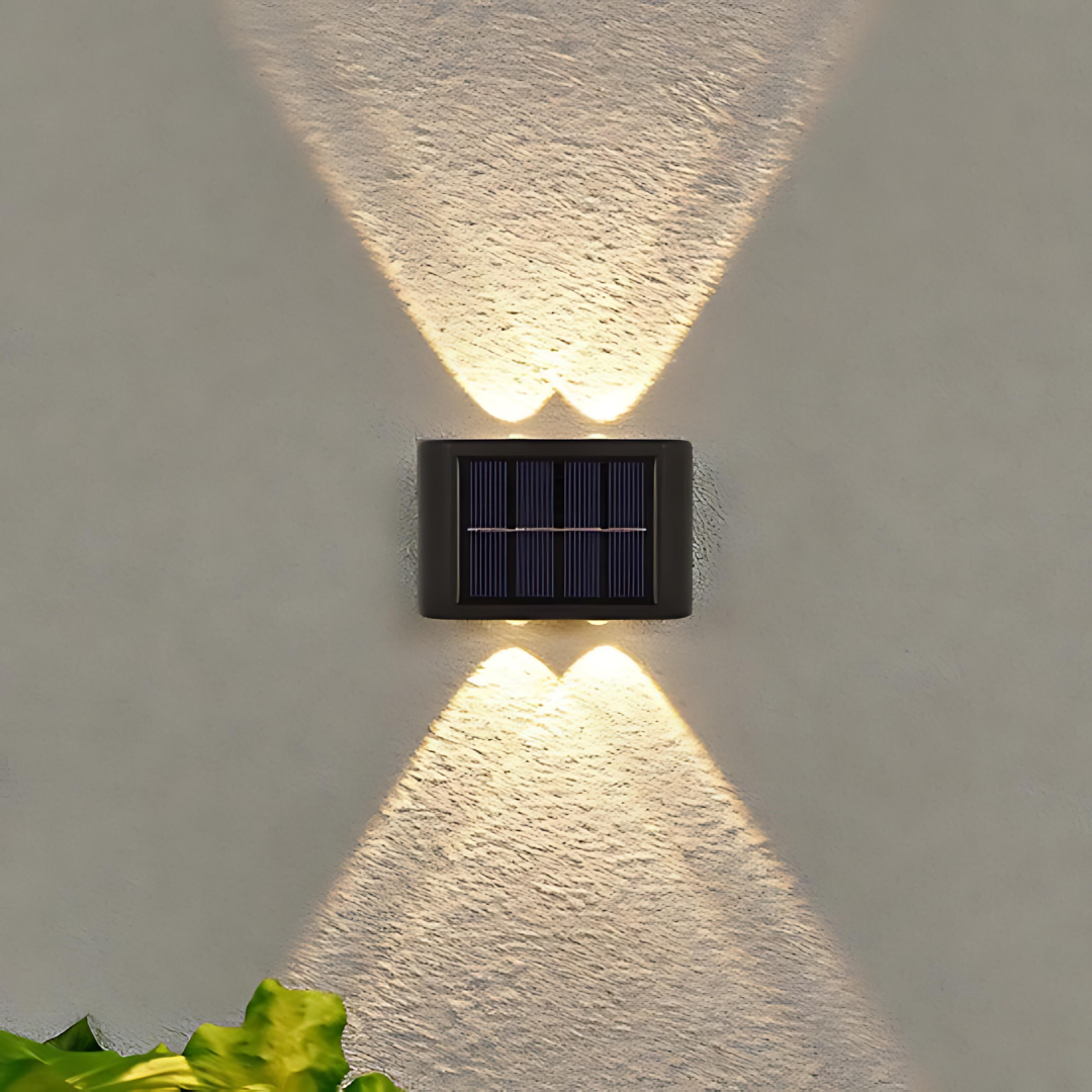 Umweltfreundliche LED-Solarleuchte Zur Wandbefestigung Im Außenbereich