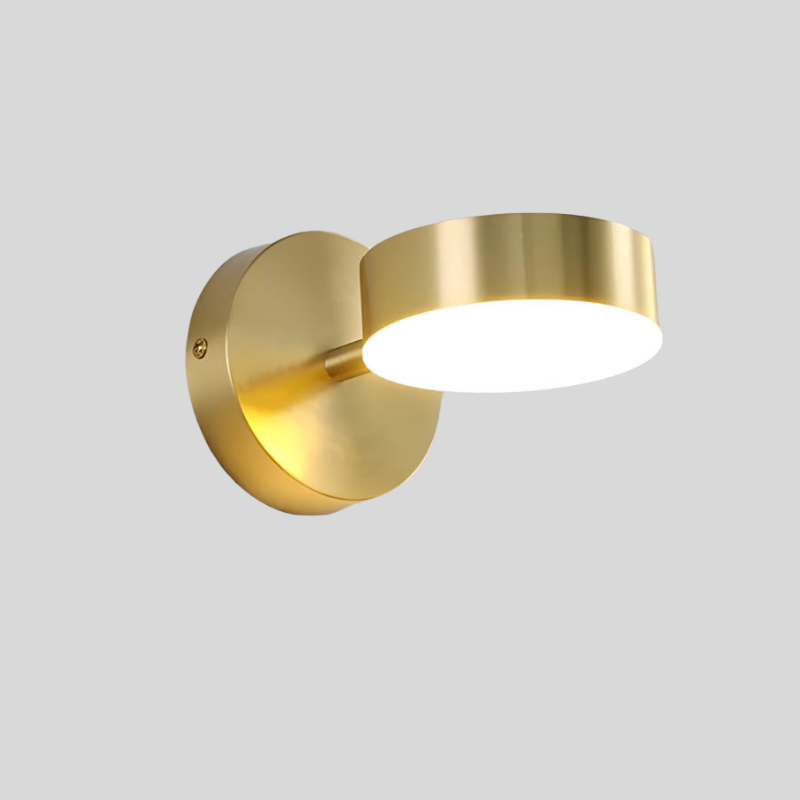 Kupfer-Wandleuchte im Nordic-Design