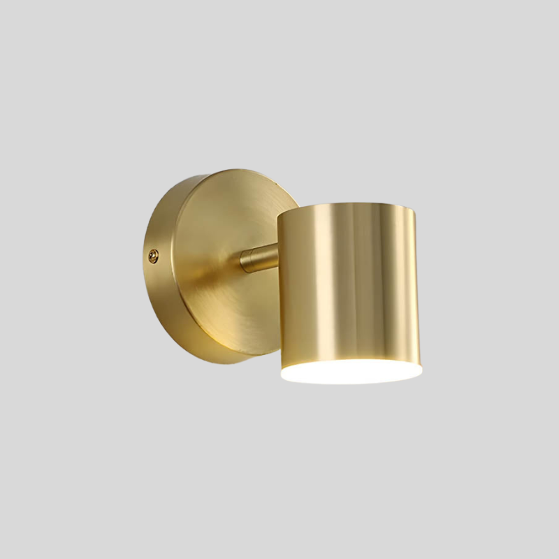 Kupfer-Wandleuchte im Nordic-Design