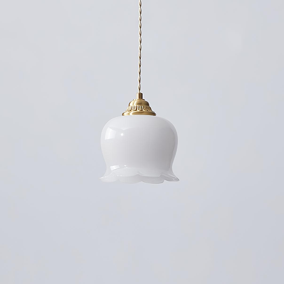 Blumenförmige Pendellampe – Sanftes Licht