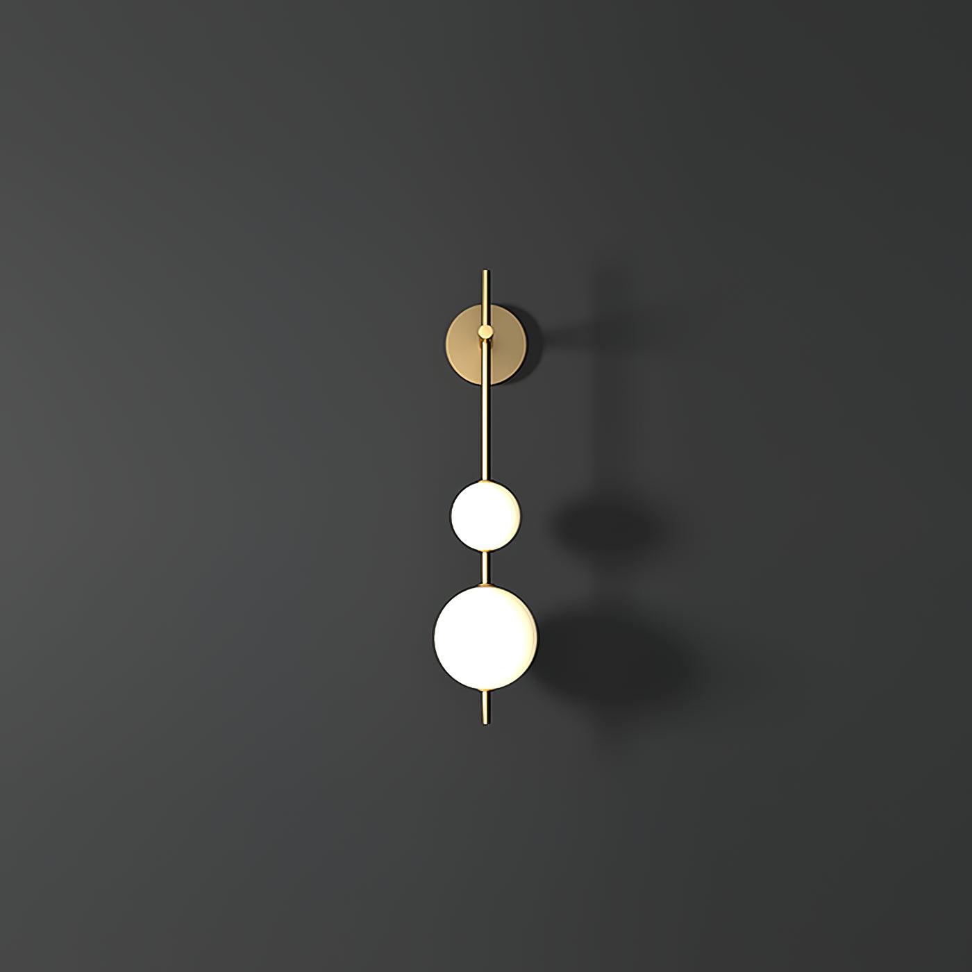 Globe-Wandlampe – Vertikale Ausrichtung