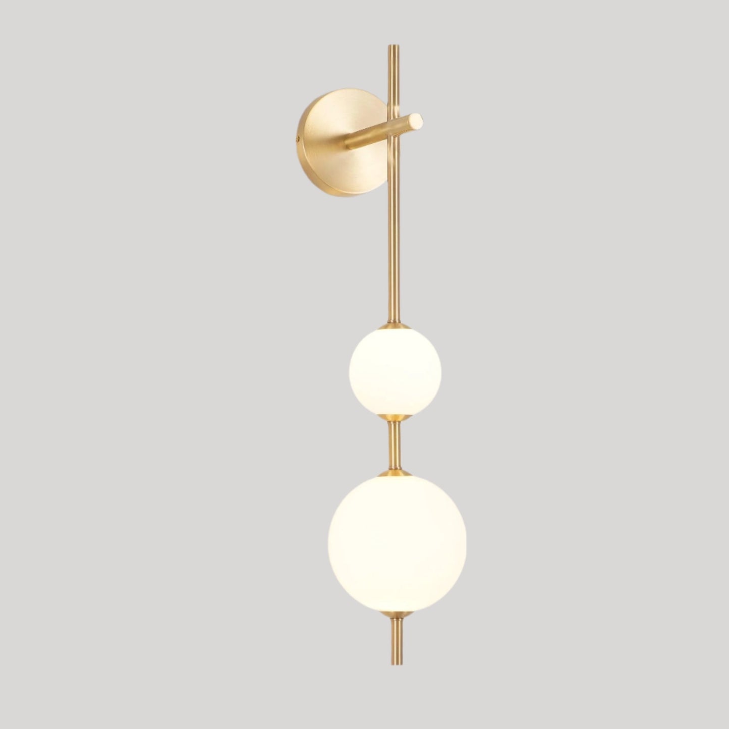 Globe-Wandlampe – Vertikale Ausrichtung