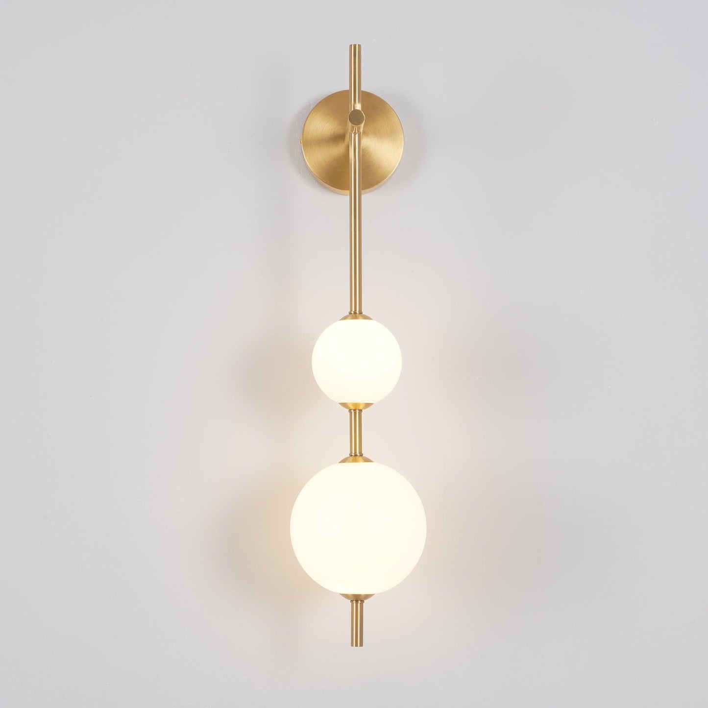 Globe-Wandlampe – Vertikale Ausrichtung
