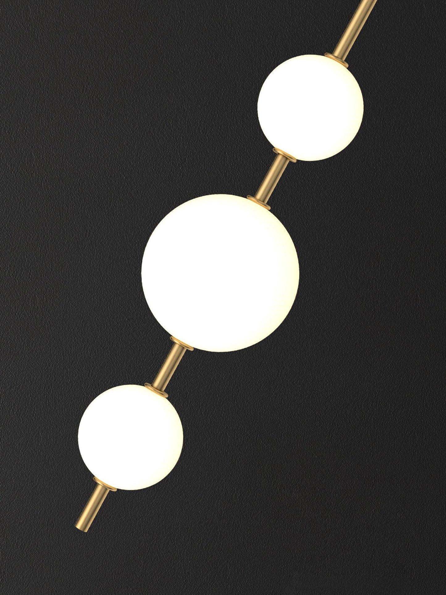 Globe-Wandlampe – Vertikale Ausrichtung