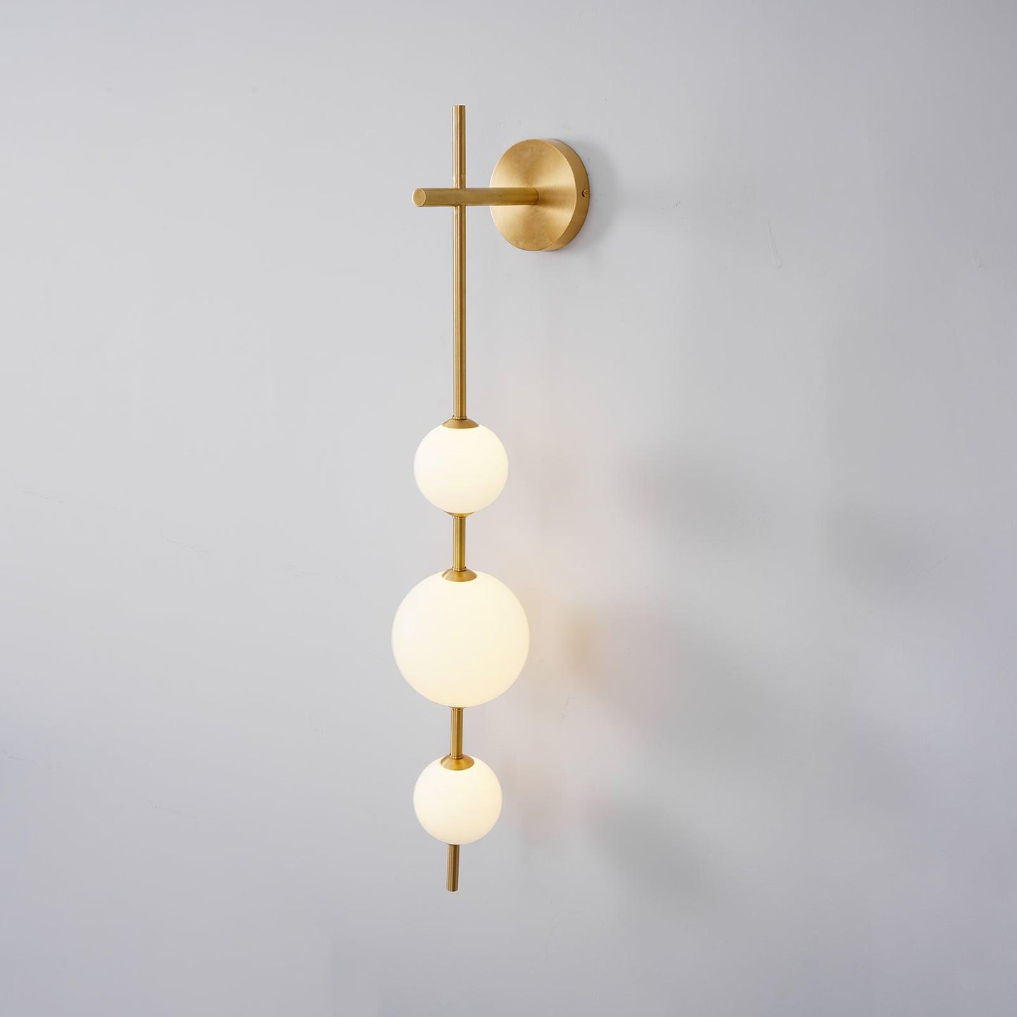 Globe-Wandlampe – Vertikale Ausrichtung