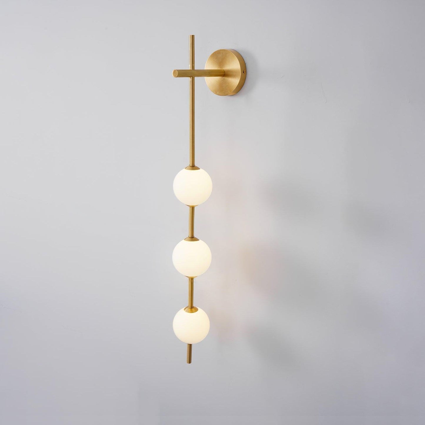 Globe-Wandlampe – Vertikale Ausrichtung