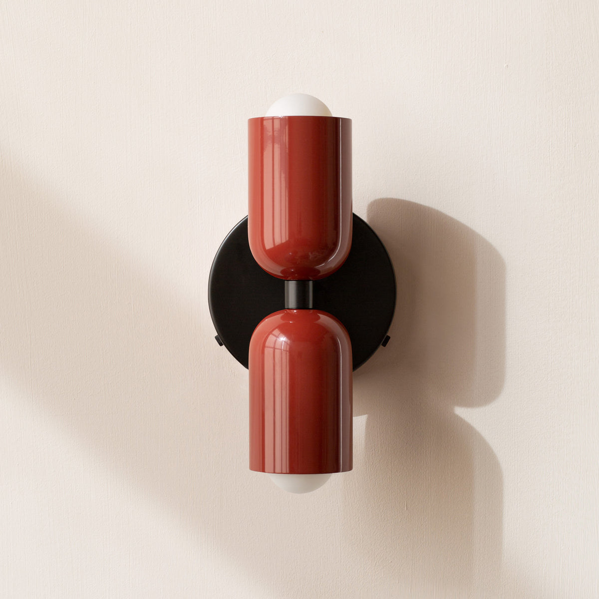 Kreative Wandleuchte mit Vintage Doppelkopf-Design für Wohnräume