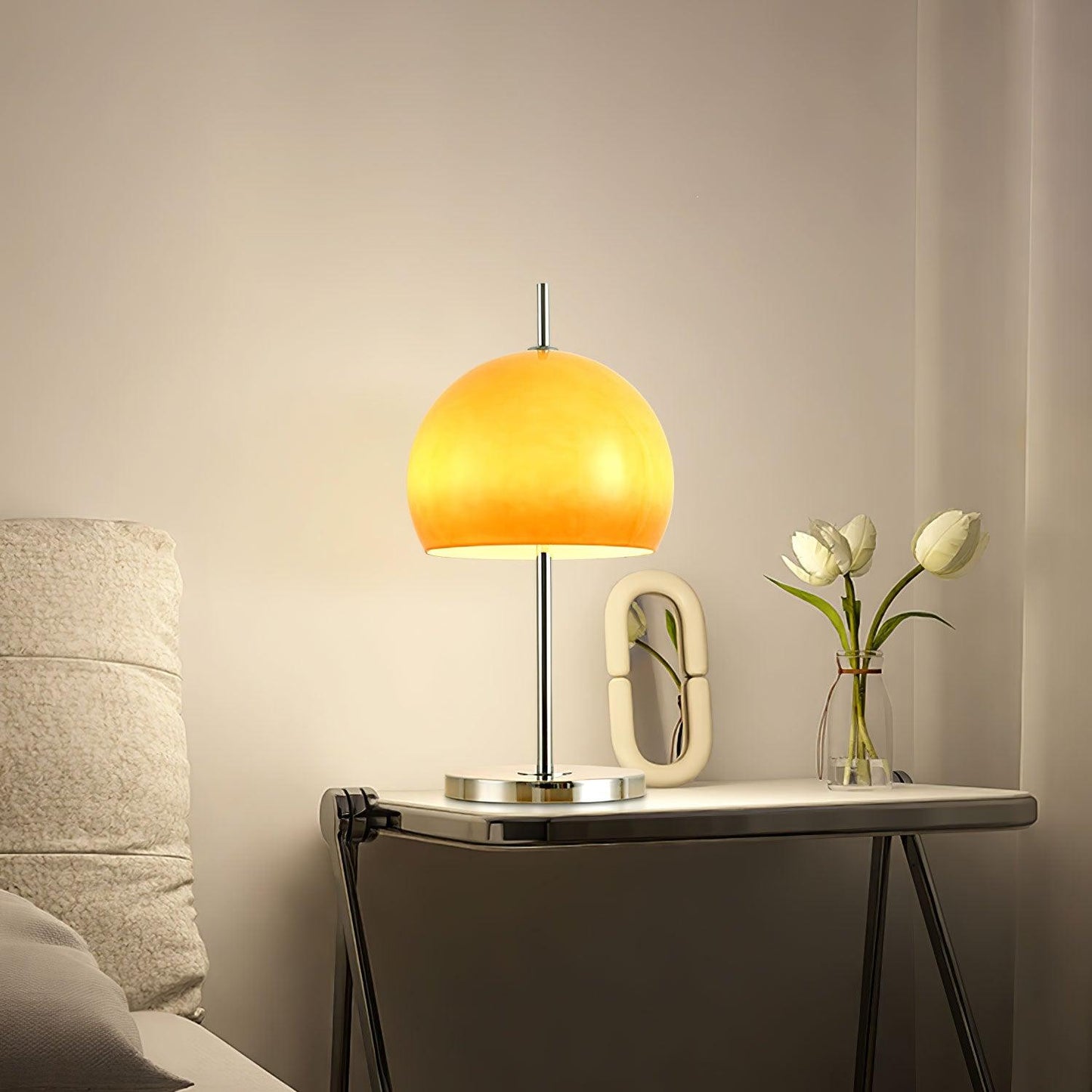 Moderne Bauhaus Tischlampe in Pilzform