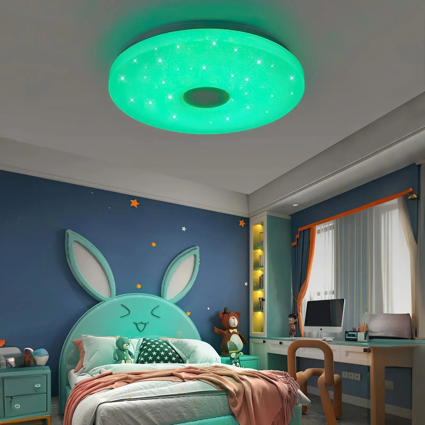Smart RGB Deckenlampe – Farbwechsel & Musikfunktion