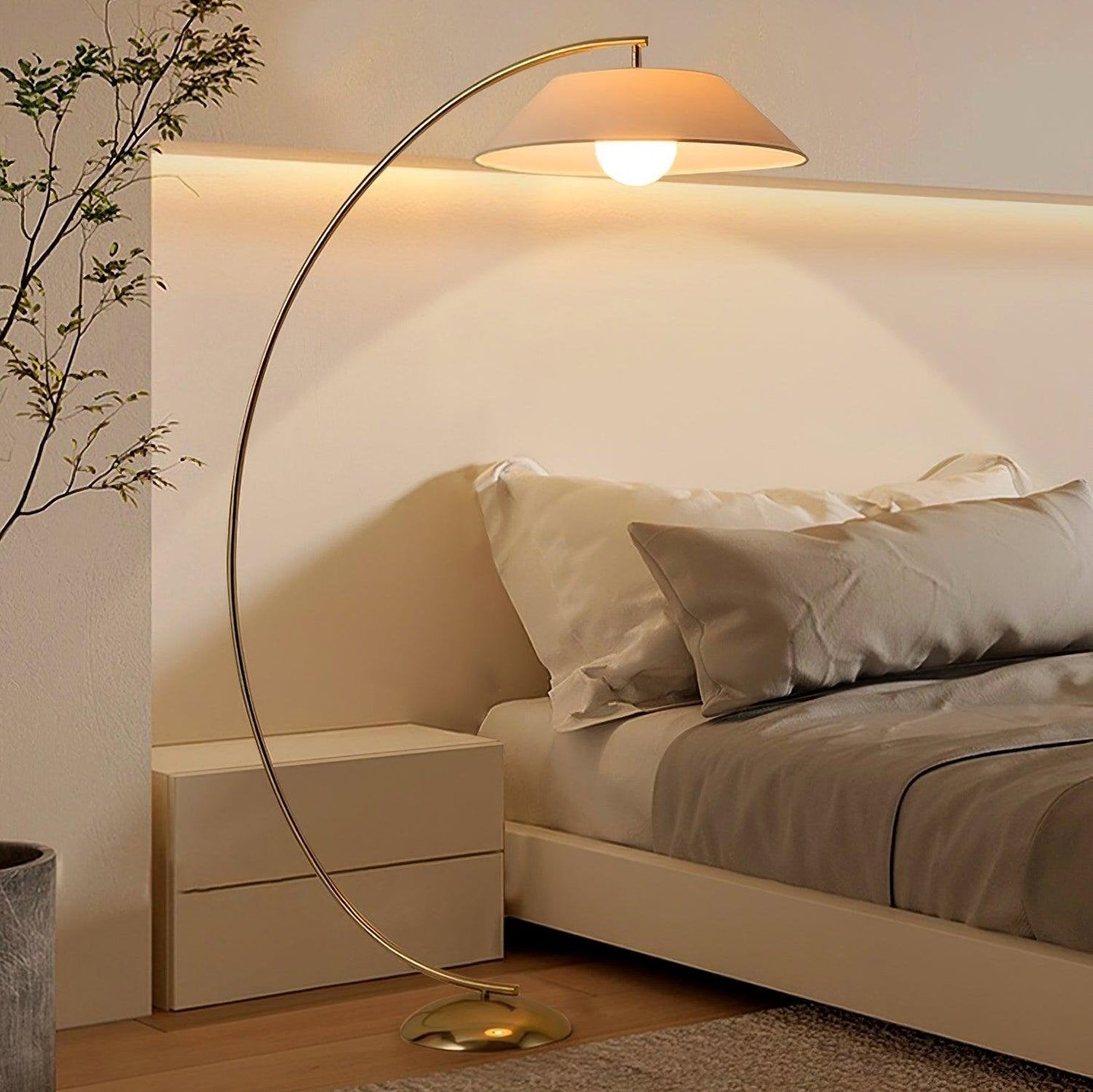 Moderne LED Stehlampe für Stilvolle Wohnräume