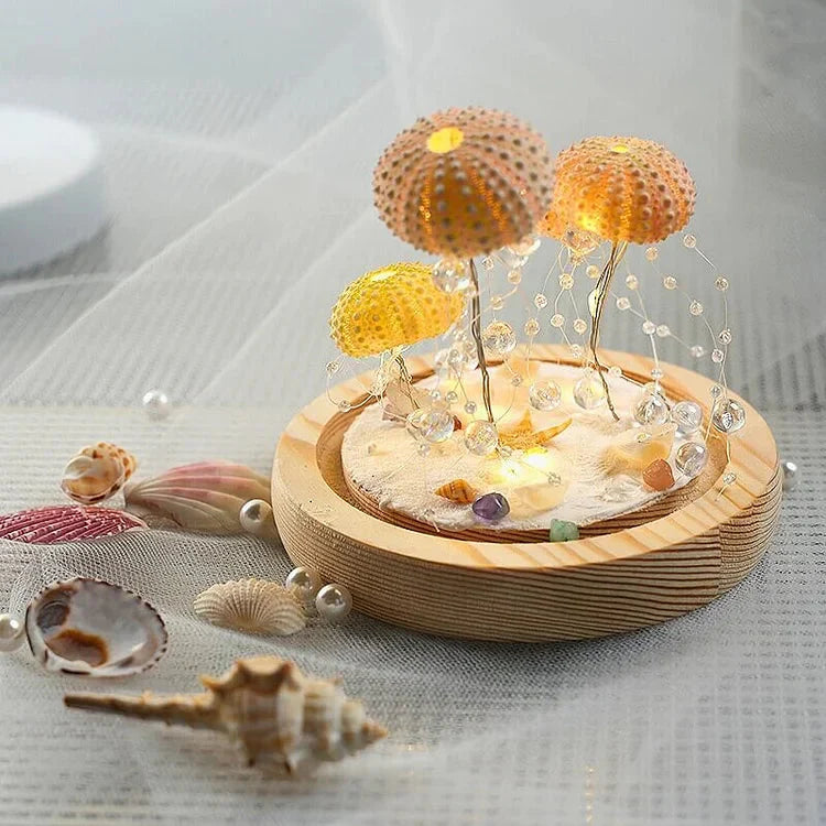 Kreative DIY-Seeigel-Leuchte
