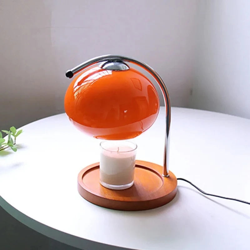 Elektrische Duftkerzenwärmer Lampe aus Glas im klassischen Stil