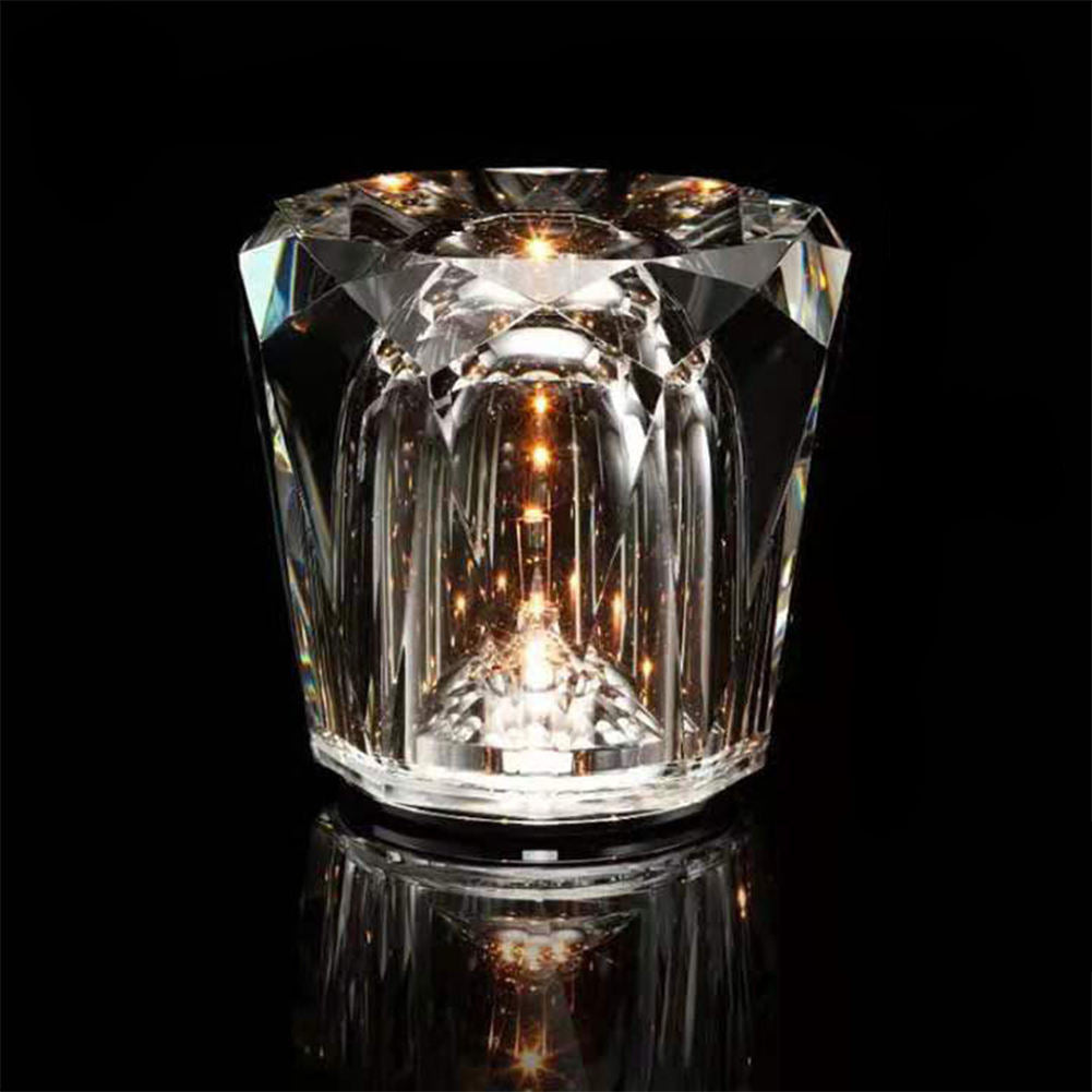 Kristall-Weinglas-Tischlampe Kabelloser Funktion