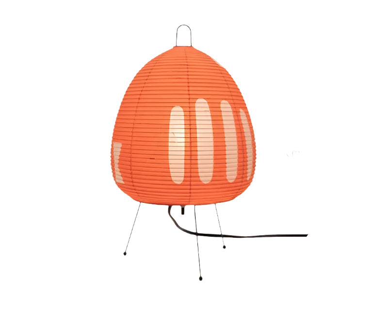 Tischlampe im Retro-Stil aus Japanischem Papier – Traditionelle Beleuchtung für Schlafzimmer und Wohnzimmer