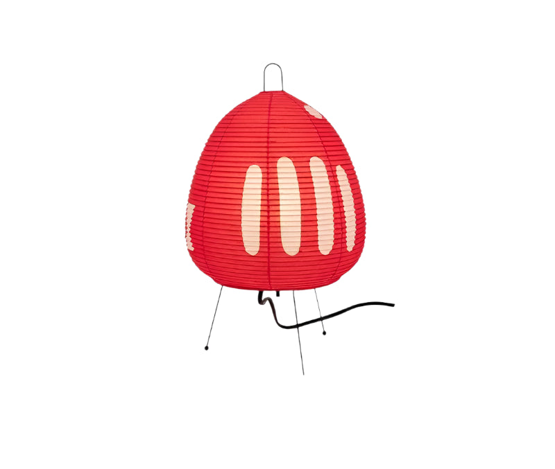Tischlampe im Retro-Stil aus Japanischem Papier – Traditionelle Beleuchtung für Schlafzimmer und Wohnzimmer