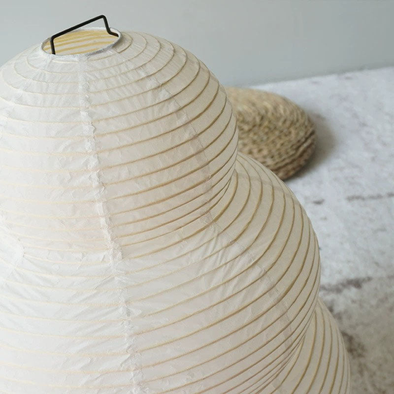 Japanische LED-Tischlampe – Reispapier-Lampe im Modernen Design