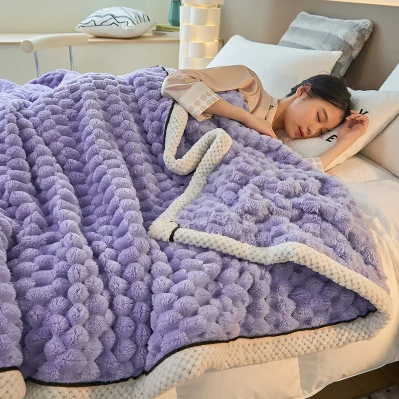 Kuschelige Decke im Schildkröten-Stil | Flauschig