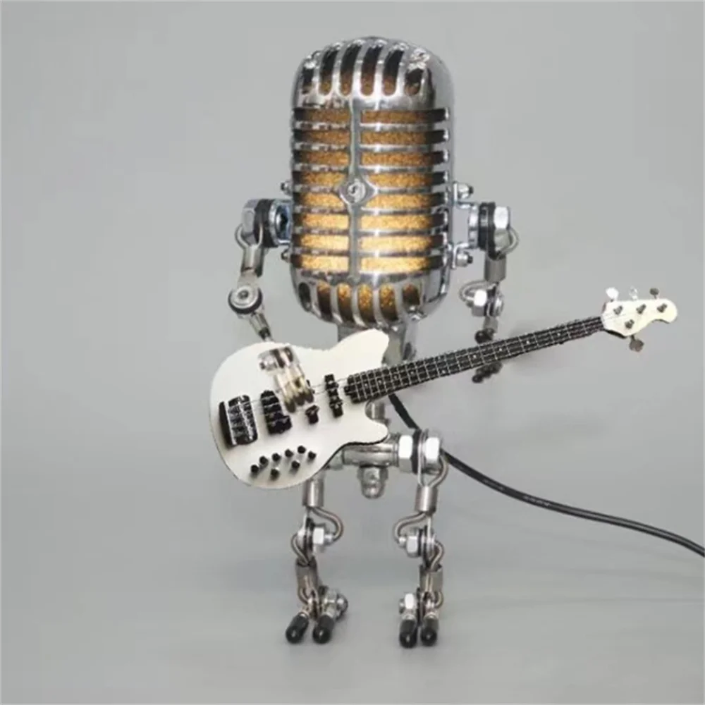 Gitarren-Roboter-Tischlampe